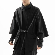 Legenninja Style Black Taoist Robe 3M Scotchgard แจ็คเก็ตที่มีน้ำหนักเบากันน้ำกิโมโนเสื้อ