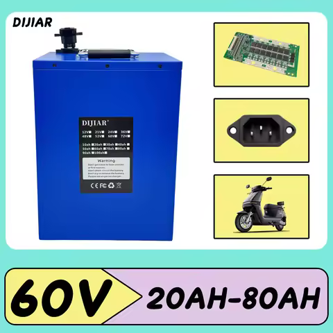 New 21700 lithium-ion battery, 60V20AH-80AH, handle design, suitable for Harley electric vehicles be