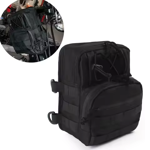 Universal Motorcycle Club Style Utility Molle Traveller Bar Handle T-Bar Bag Handle for Harley Dyna 