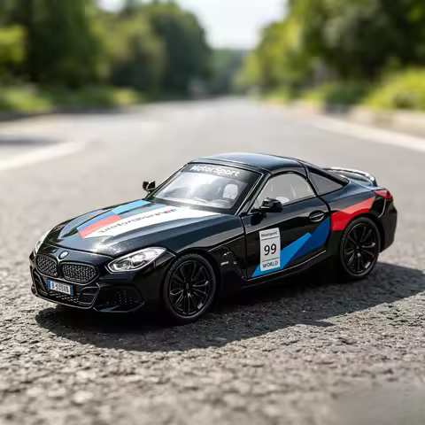 1:22 Z4 M40i Coupe Roadster Alloy Convertible Sports Car Model Diecasts Metal Foldable Vehicles Mode