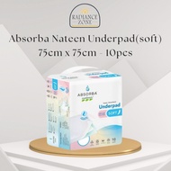 Absorba Nateen Underpad(soft) 75cm x 75cm - 10pcs