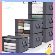 LA Clothes Storage Bins, 35L/60L/90L Non-woven Fabric Foldable Storage Box, Sundries Organizer Trans