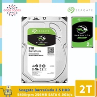 Seagate BarraCuda（ST2000DM005）2TB HDD 5400 RPM 256MB Cache SATA 6Gb/s 3.5" Internal Hard Drive