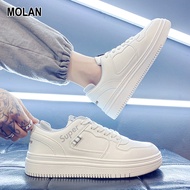 MOLAN รองเท้าผ้าใบผู้ชาย รองเท้าลำลอง  ขาว รองเท้าผ้าใบ รองเท้าลำลองรองเท้านัก รองเท้าแฟชั่น