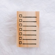 XL號-Check List系列手工印章-002
