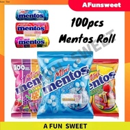 Mini Mentos Roll chewy candy dragees 100pcs