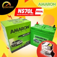 65D26R | 65D26L | NS70 | NS70L | D26R | D26L ] Amaron Hi-life | Car Battery Bateri Kereta | Proton Wira Waja