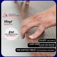 [Ministry of Renovation] HDB BTO Supply and Install Floor Vinyl Work Package and Service (Chat to En