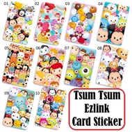 Tsum Tsum Ezlink Card Sticker