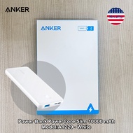 Anker® 313 Power Bank PowerCore Slim 10000 mAh Model:A1229 แองเคอร์ เพาเวอร์แบงค์ แบตเตอรี่สำรอง ขนา