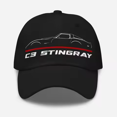 Premium Dad Hat For Corvette C3 Stingray Car Owners Birthday Gift
