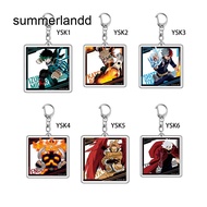 SL Anime My Hero Academia Character Keychain Cosplay Acrylic Pendant Keyring Prop