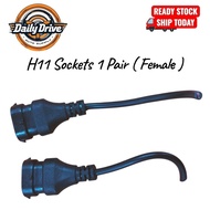 [ In Stock ] H11 Sockets 1 Pair (Female)