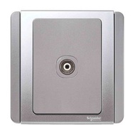 施耐德電氣 - NEO 單位電視天線插座 (銀灰)