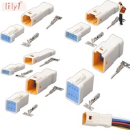 LILY Automotive Waterproof Cable Connector, 2 3 4 6 8 pin JST JWPF Type JST JWPF Male Female Butt Pl
