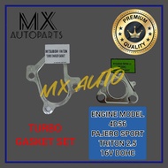 TURBO GASKET SET MITSUBISHI PAJERO SPORT TRITON 2.5 16V DOHC 4X4 ENGINE MODEL 4D56