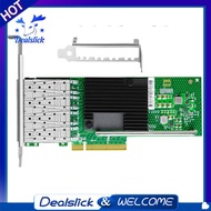 X710-DA4 PCIe X8 LAN Ethernet Card X710-DA4 PCIe X8 LAN Ethernet Card Adapter 10 Gigabit Quad Port N
