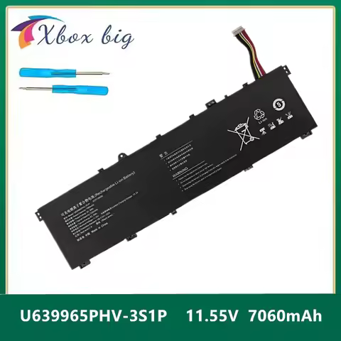 New U639965PHV-3S1P 626690-3S1P Laptop Battery 11.55V 76.81Wh 6500mAh For Machenike 16 Air L16A L16A