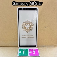 Tempered glass full Samsung A8 Star Core full glue