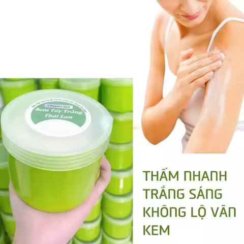 500ml Kem Tẩy Trắng Da, Dưỡng Ẩm Kem Tẩy Trắng Body Thái Lan Chuyên Spa Hũ Xanh 500G, Whitening Mois