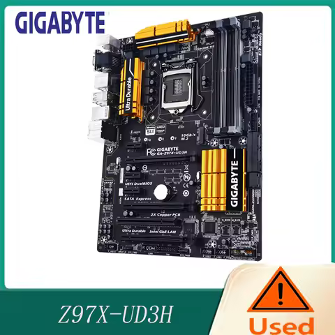 GIGABYTE Z97X UD3H motherboard LGA1150 DDR3 32G M.2+VGA+DVI+HDMI ATX