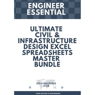 Ultimate  civil & infrastructure Design excel Spreadsheets Master  Bundle