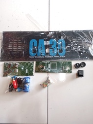 Plat Panel Power Amplifier Stereo CA 10 Depan Belakang box CA 20