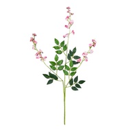 daun wisteria plastik artifisial daun hias tanaman dekorasi pesta - pink muda