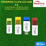 PENDRIVE CLICK-CO USB 2.0 16GB|32GB|645GB|128GB|