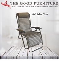 [TheGoodFurniture] Recliner Chair / Foldable Arm Chair / Lazy Chair / Rest and Relax / Foldable Reclining Chairs for Elderly / Nap / Rest / Lie Down / Cooling / Balcony Garden Entertainment