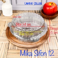 [isi50] Mika Kue Bolu Bulat Sifon 12 cm Tinggi 6 cm / Mika SF 1206 Tinggi 6 Cm / Mika Chiffon bundar