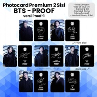 S9. (ISI 7 PCS) Phcard BTS PROOF - Ph card 2 Sisi Kartu Kpop Merch