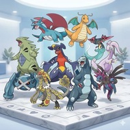 Pokemon GO 准/準神獸合集 色違 閃光 異色 Shiny Pseudo-Legendary Pokemon 快龍 Dragonite 班基拉斯 Tyranitar 暴飛龍 Salamence