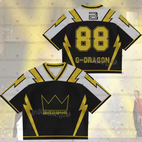 Men's&Women's Bigbang G-Dragon Taeyang 2026 the Throne Returned Jersey Gift For Fans Plus Size Fashi