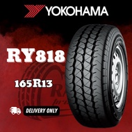 【165R13】 YOKOHAMA RY818 VAN TYRE TIRE TAYAR SIZE *16513 165 13 165-13 165X13 165R13 165/13 165r13*