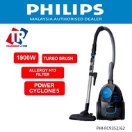 PHILIPS FC9352-62 1900W POWERPRO COMPACT BAGLESS VACUUM CLEANER