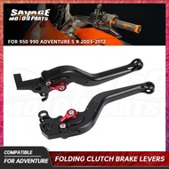 For Adventure 990 950 ADV S/R Folding Brake Clutch Levers Motorcycle Accessories Adjustable Front Co