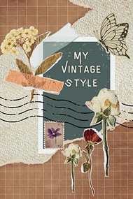 Vintage Style Notebook: A beautifully Styled Squared Journal, 6x9, For School And Work (Polish Editi