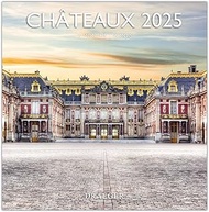 Large Wall Calendar 29 x 29 cm 2025 - September 2024 to December 2025 - Castles