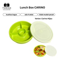 HIJAU Carino Green Lunch Box Carino 4 Compartments Holds a Lot