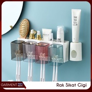 RADOL - Dispenser Pasta Gigi Rak Odol Gantung Toothbrush Sterilizer