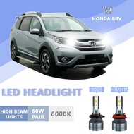 2PCS FOR HONDA BRV H8 H11 9005 LED Super Bright Hi/Lo Beam Headlamp Lamp LED Headlight Bulb White Li