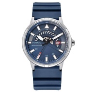 Jam tangan pria Lorenzo Original R-6106 strap rubber / tali karet jam tangan sporty jam fashion pria