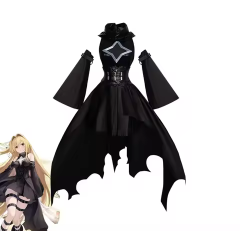 2025 Anime Konjiki no Yami Yami Azurr To Love Ru Golden Darkness Cosplay Costume Dress Halloween Cos