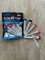 Tee đánh Golf- Thiết bị đặt banh Golf- Tour Tee USGA plastic Tee đế cao su