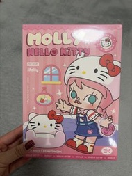 全新POP MART Molly Hello Kitty 聯名公仔