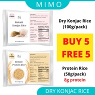 MIMO Instant Dry Konjac Rice Instant Rice Basmati White Rice Nasi Putih Meals To Eat MRTE RTE Travel