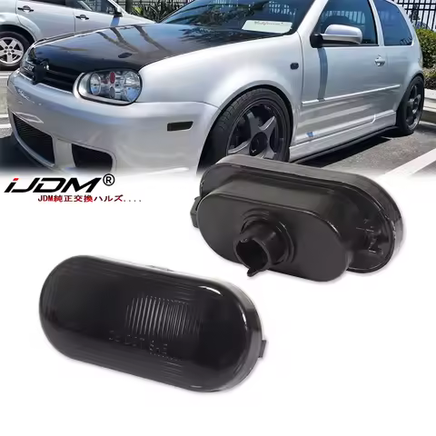 2pcs Side Marker Lights Turn Signal Lamp Warning Lights Housing For VW Golf 3 4 MK3 MK4 Passat 3BG P