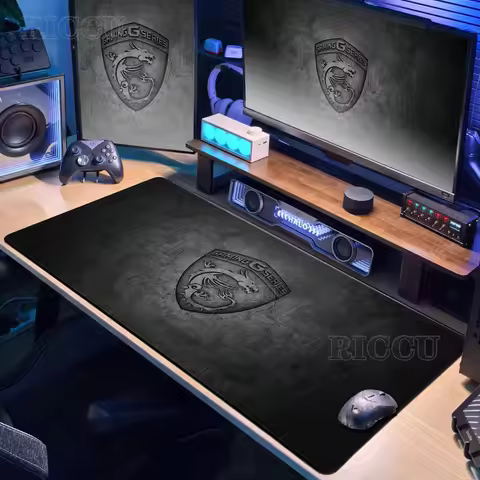 XXL Mouse Pad MSI Gamer Table Pads PC Gaming MousePads Large Keyboard Expansion Non-slip Desktop Mat