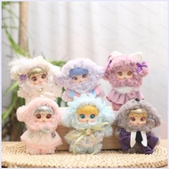 PS2 Milk Fluff Family Plushie Bag Charm Cute Lolita Vinyl Face Figure Keychain SP2